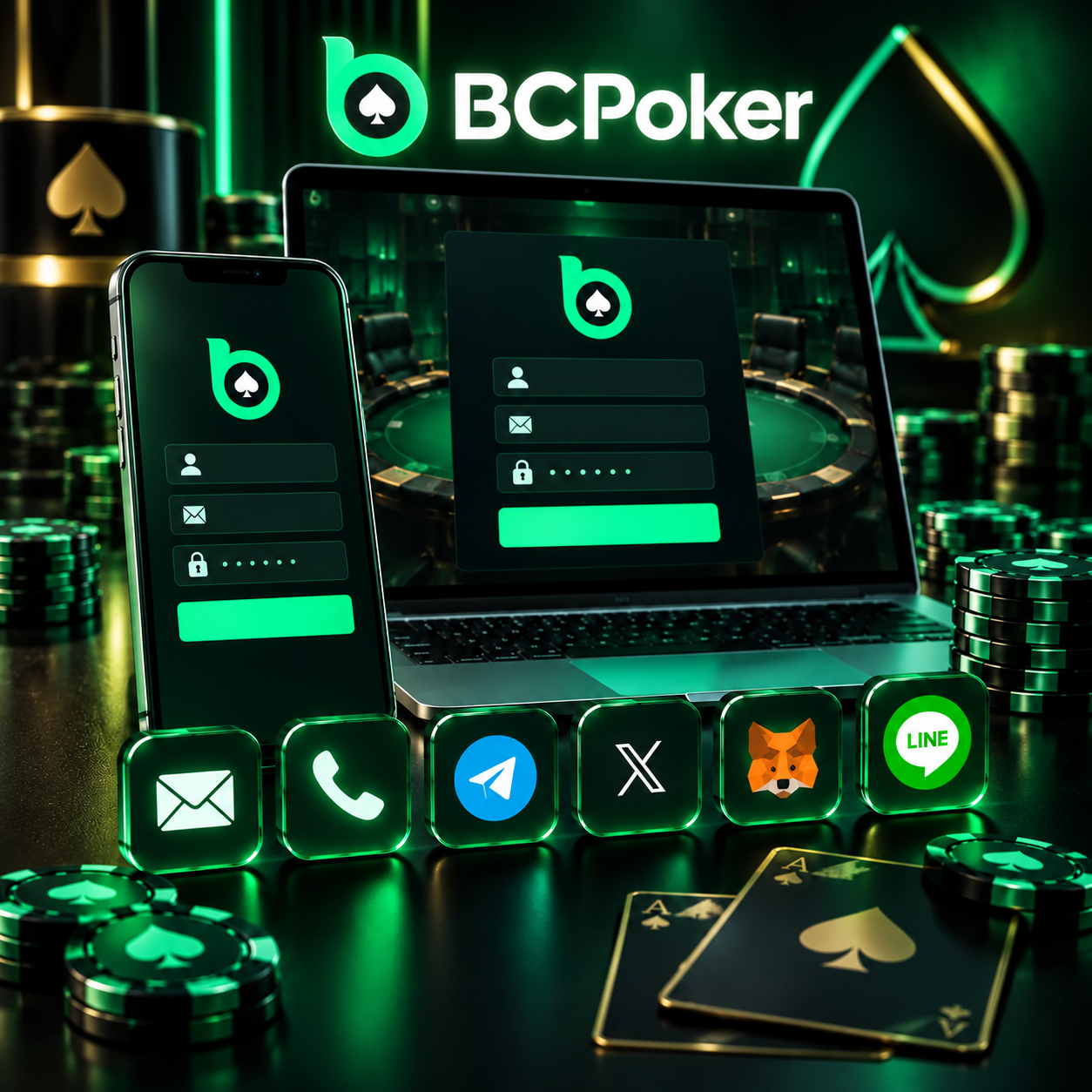 BCPoker registration background banner