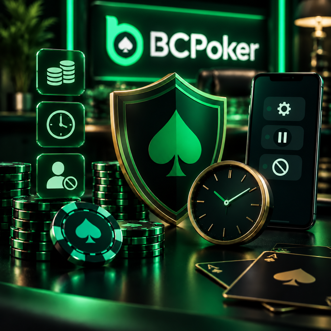 BCPoker responsible gambling support banner
